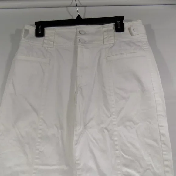 Gitano White Rolled Cuff Capri Size 12 CLEAN! - Picture 3 of 11